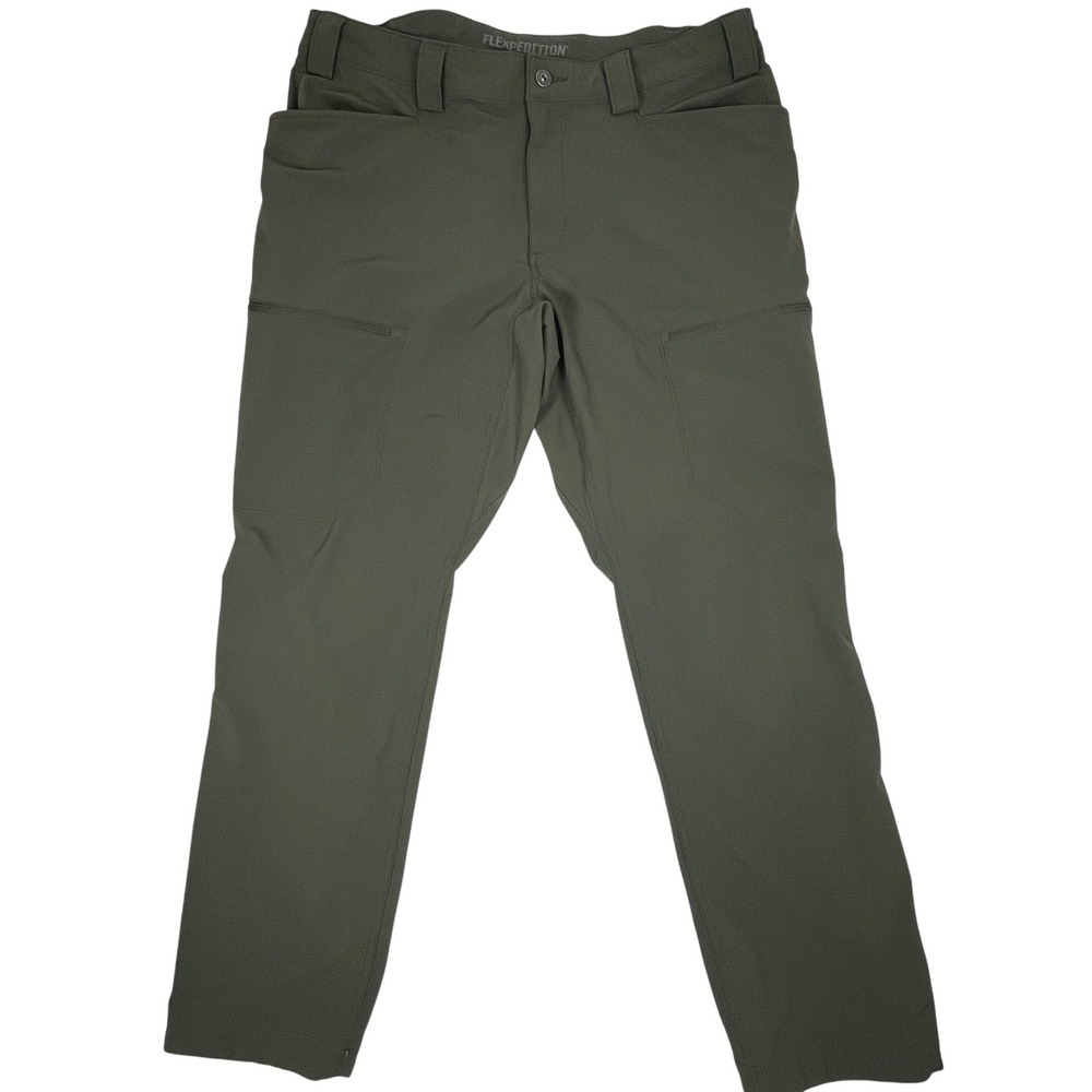 Duluth Trading Co Flexpedition Pants 38x32 Olive Green Mens Outdoor Hiking